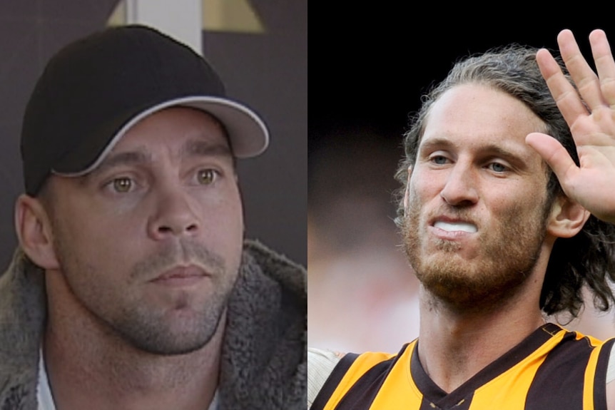 Hawthorn AFL player Tyrone Vickery and his former Richmond teammate Jake King