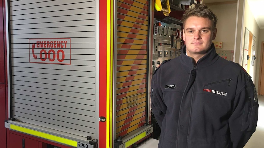 Career firefighter Alex Batty