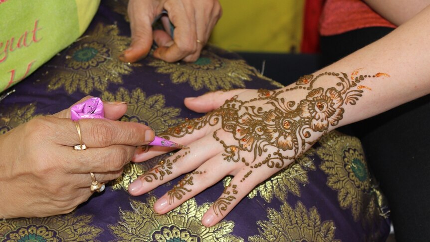 Henna tattoo designs at the National Multicultural Festival