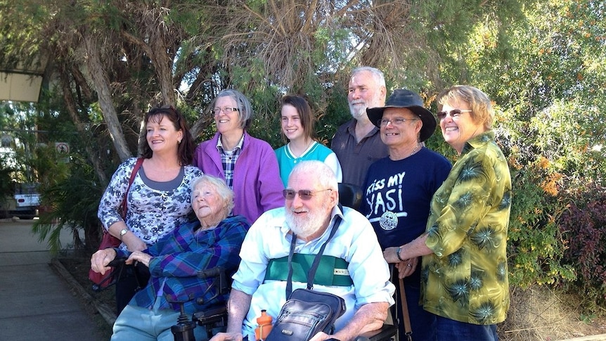 Tom Greer, overwhelmed to be back in western Queensland for the first time since his accident