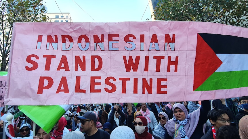 Warga Indonesia dukung Palestina