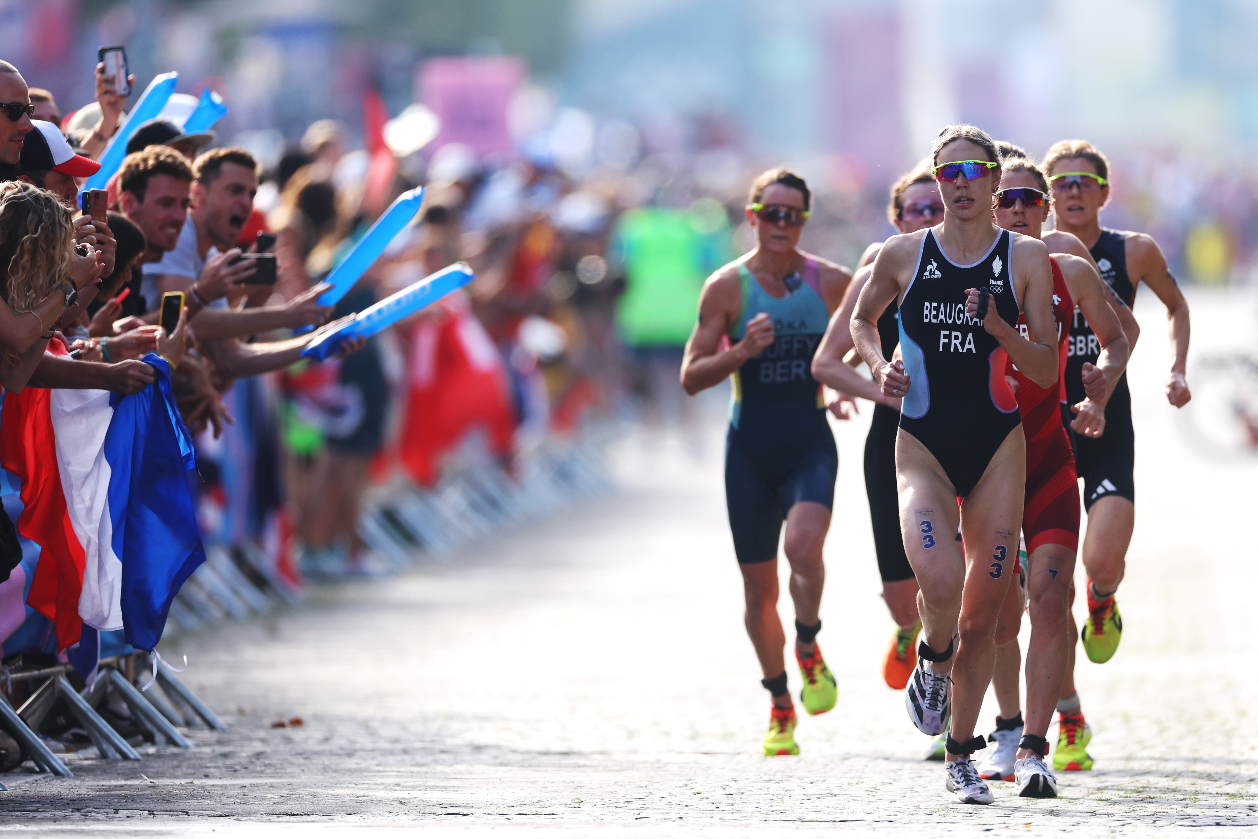 Cassandre Beaugrand leads the pack