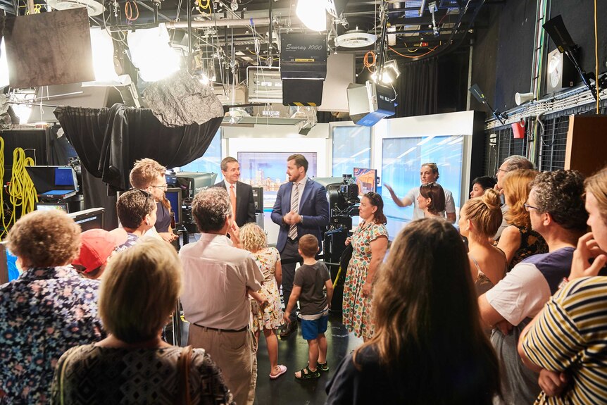 ABC TV news studio Perth