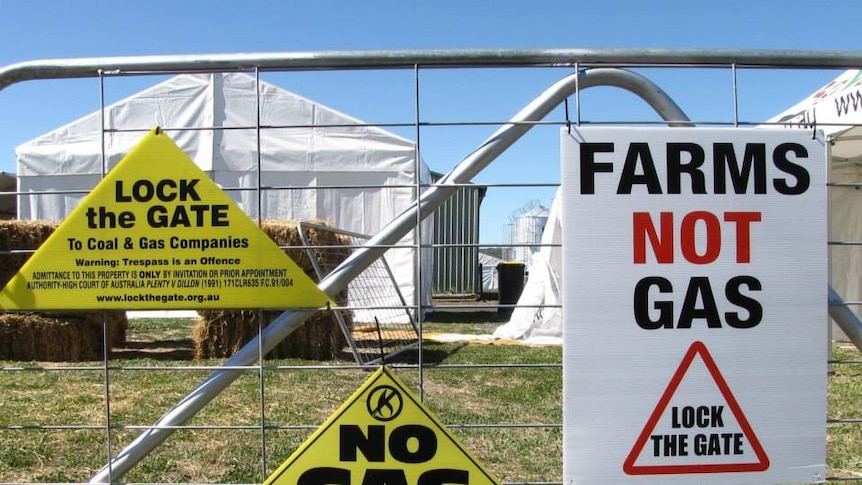 Anti-coal seam gas signs