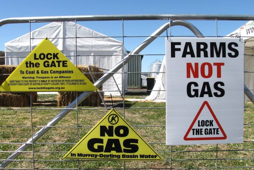 Anti-coal seam gas signs