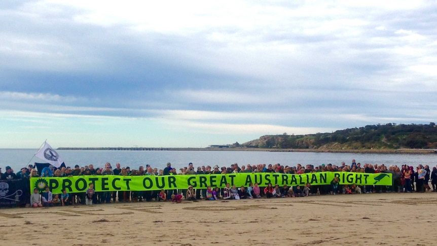 Victor Harbor anti-drilling protest