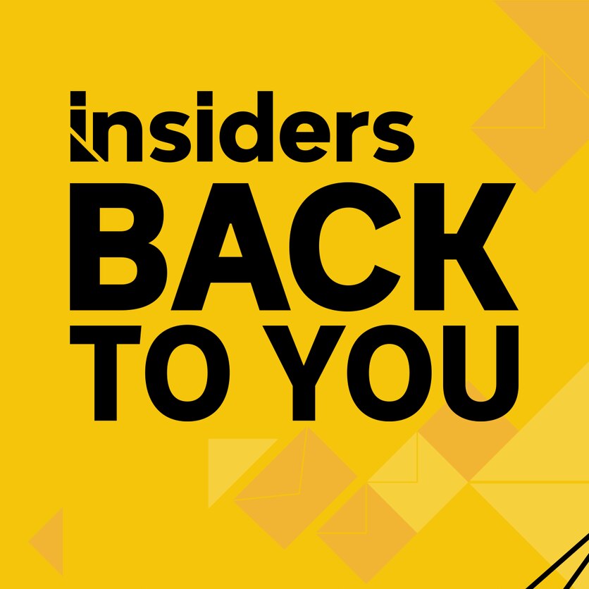 Insiders - Back To You podcast tile 2000 x 1125