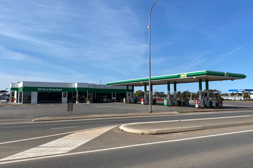 A BP petrol station