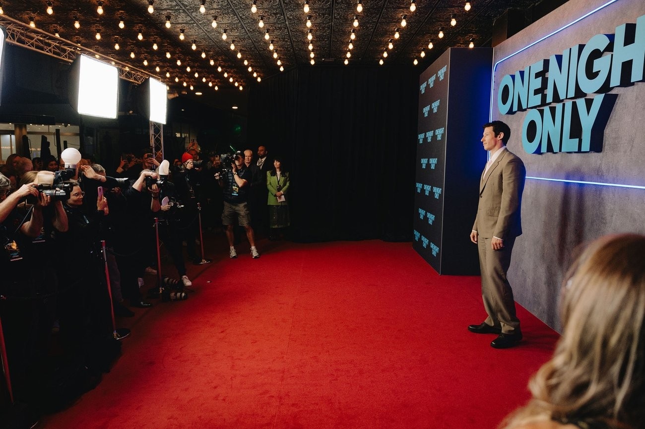 For One Night Only, guests in Sydney mixed with Callum Turner, Will Gluck