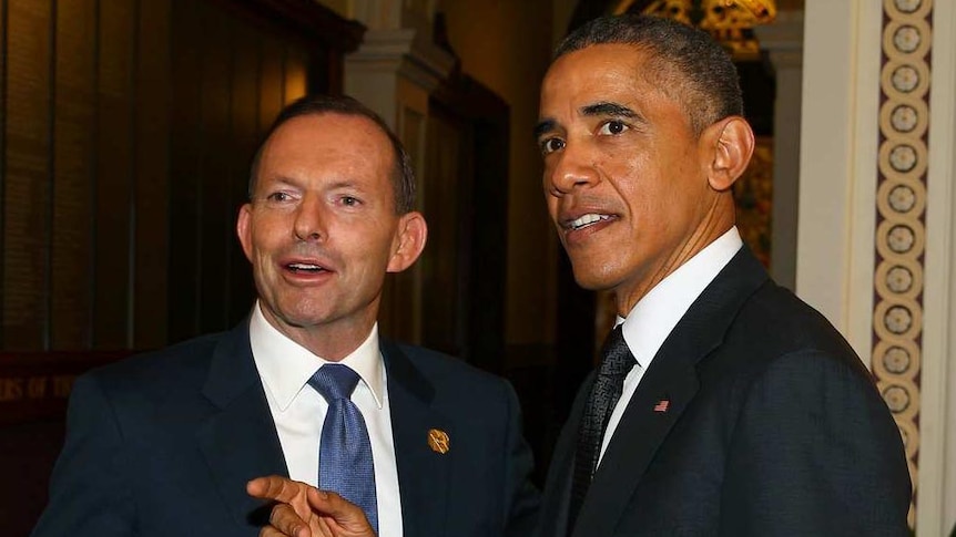 Tony Abbott was reportedly "seething" about Barack Obama's speech.