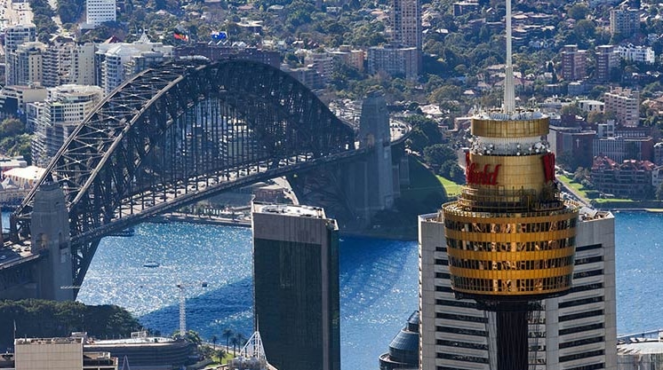 Sydney Tower and Harbour Bridge