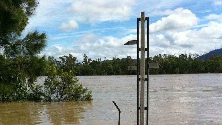 The Fitzroy River is still expected to peak at Rockhampton at 7.8 metres later this week.