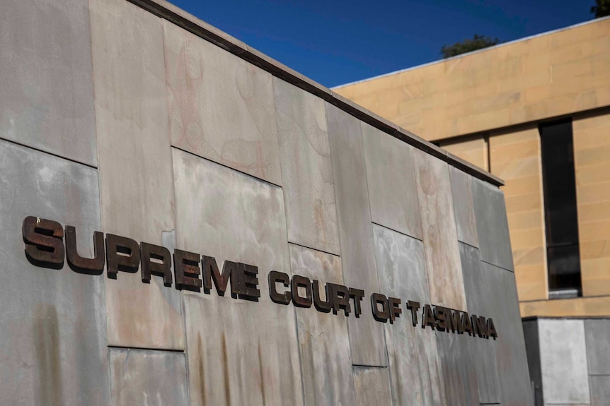 Exterior of the Supreme Court building in Hobart.