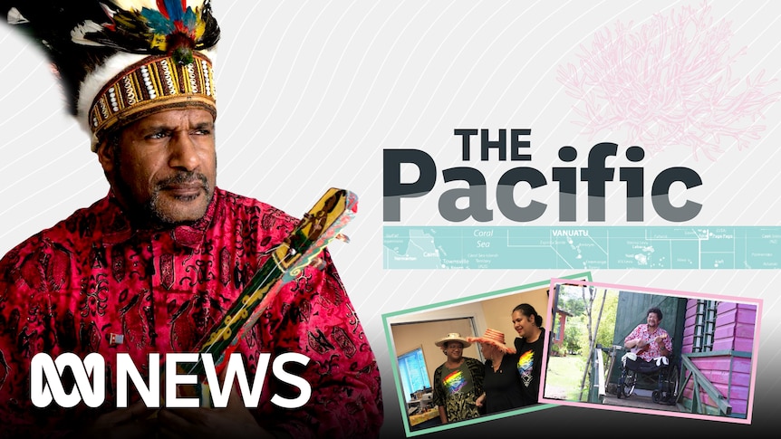 Benny Wenda shown on the program image for Episode 3 of the Pacific