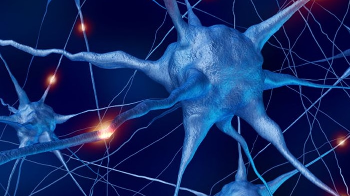 Artist's impression of brain neurones