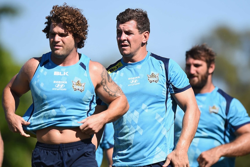 Greg Bird, Beau Falloon and Dave Taylor return to Gold Coast Titans training