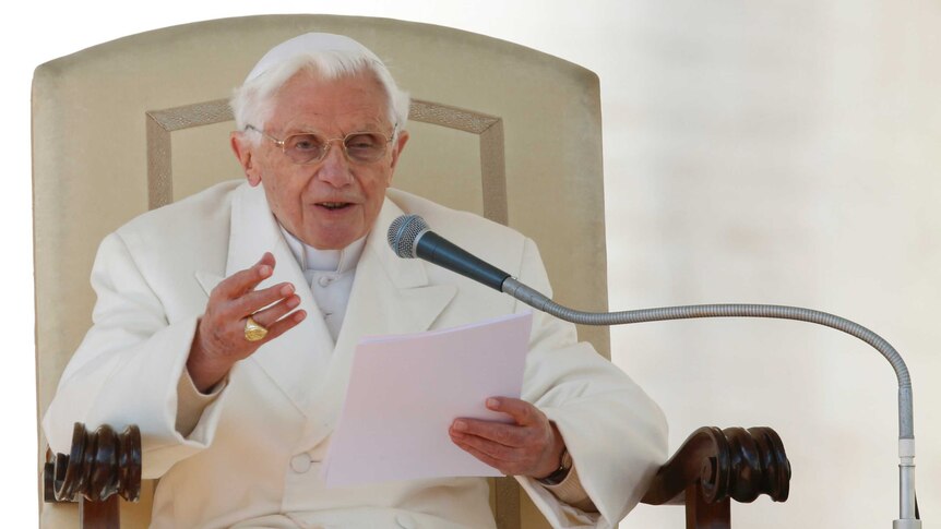 Pope Benedict XVI holds last general audience