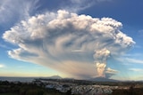 Chile's Calbuco volcano erupting