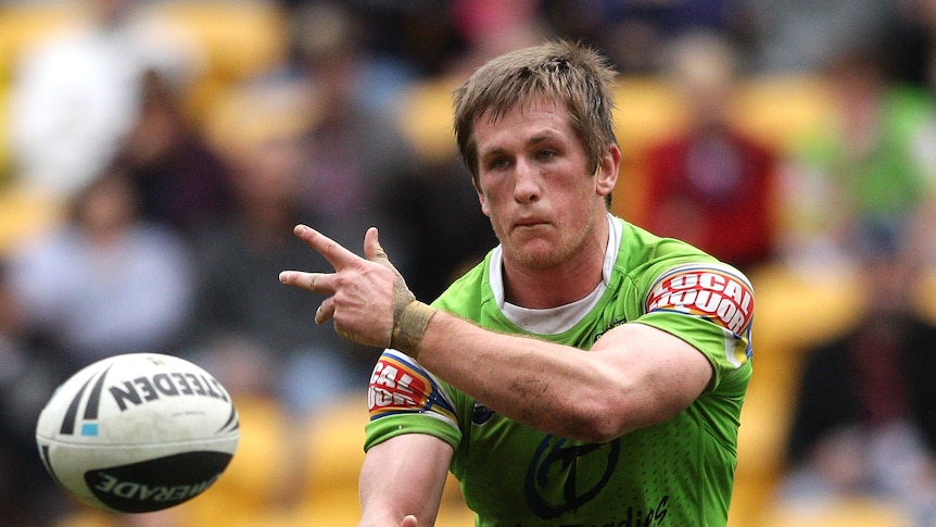 Staying in the capital ... Josh McCrone will remain with Canberra until the end of 2014.