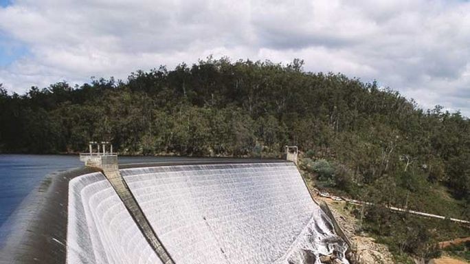 Wellington Dam in WA