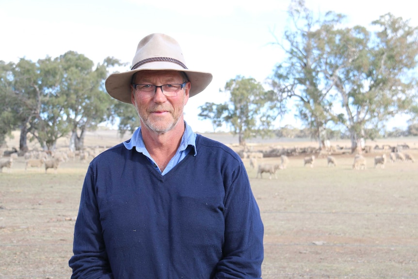 A headshot of  Barossa Valley sheep producer and livestock SA president Joe Keynes.