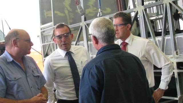 Primer Minister elect Tony Abbott with Cowper MP Luke Hartsuyker