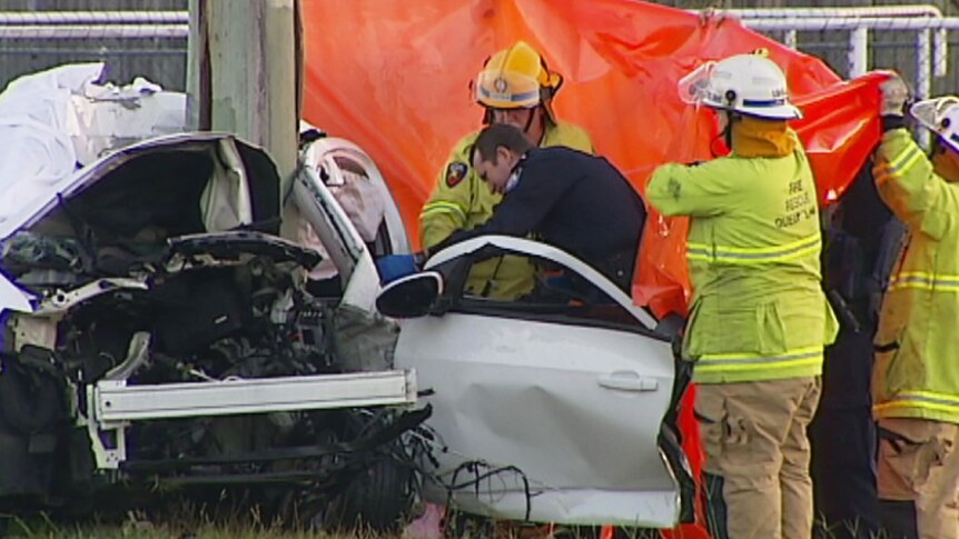 Two People Killed In Horrific Car Crash North Of Brisbane Abc News