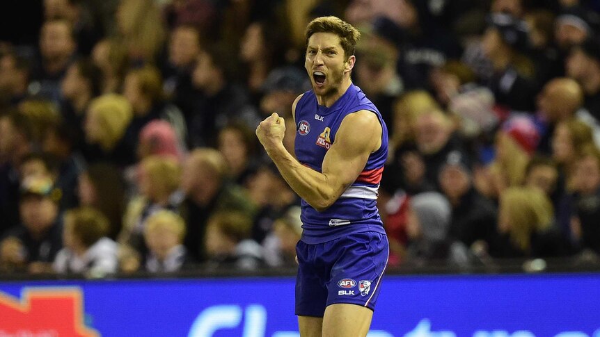 Boyd celebrates goal against Carlton