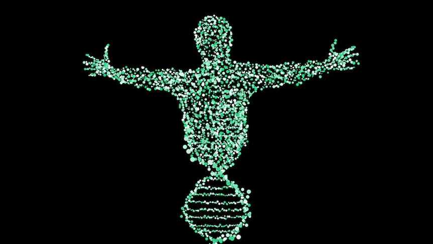 A man made of DNA.