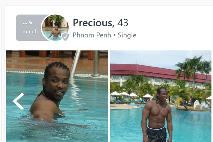 Precious' dating profile