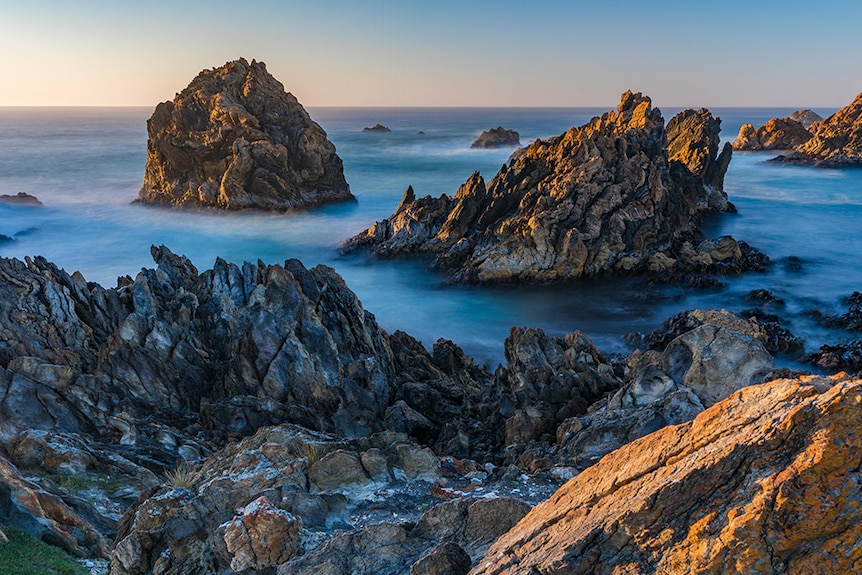 Jagged rock on the Tarkine coastline