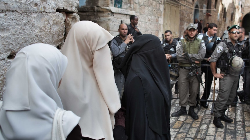 Al-Aqsa mosque compound in the old city of Jerusalem