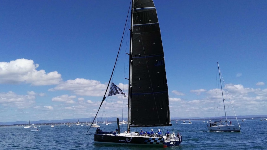 Line honours favourite Black Jack is expected to arrive in Gladstone tomorrow.