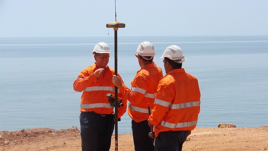 Gorgon Project workers on Barrow Island