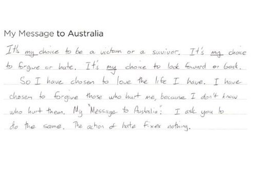 One of the messages to Australia from the Royal Commission into Institutional Responses to Child Sexual Abuse.