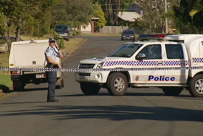Police at a house in Melinda Street at Camira, west of Brisbane, where a number of shots were fired.