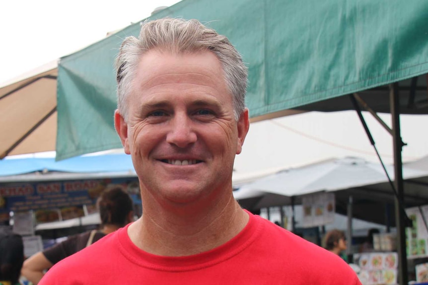 Joel Bowden is the Labor Party candidate for the seat of Johnston