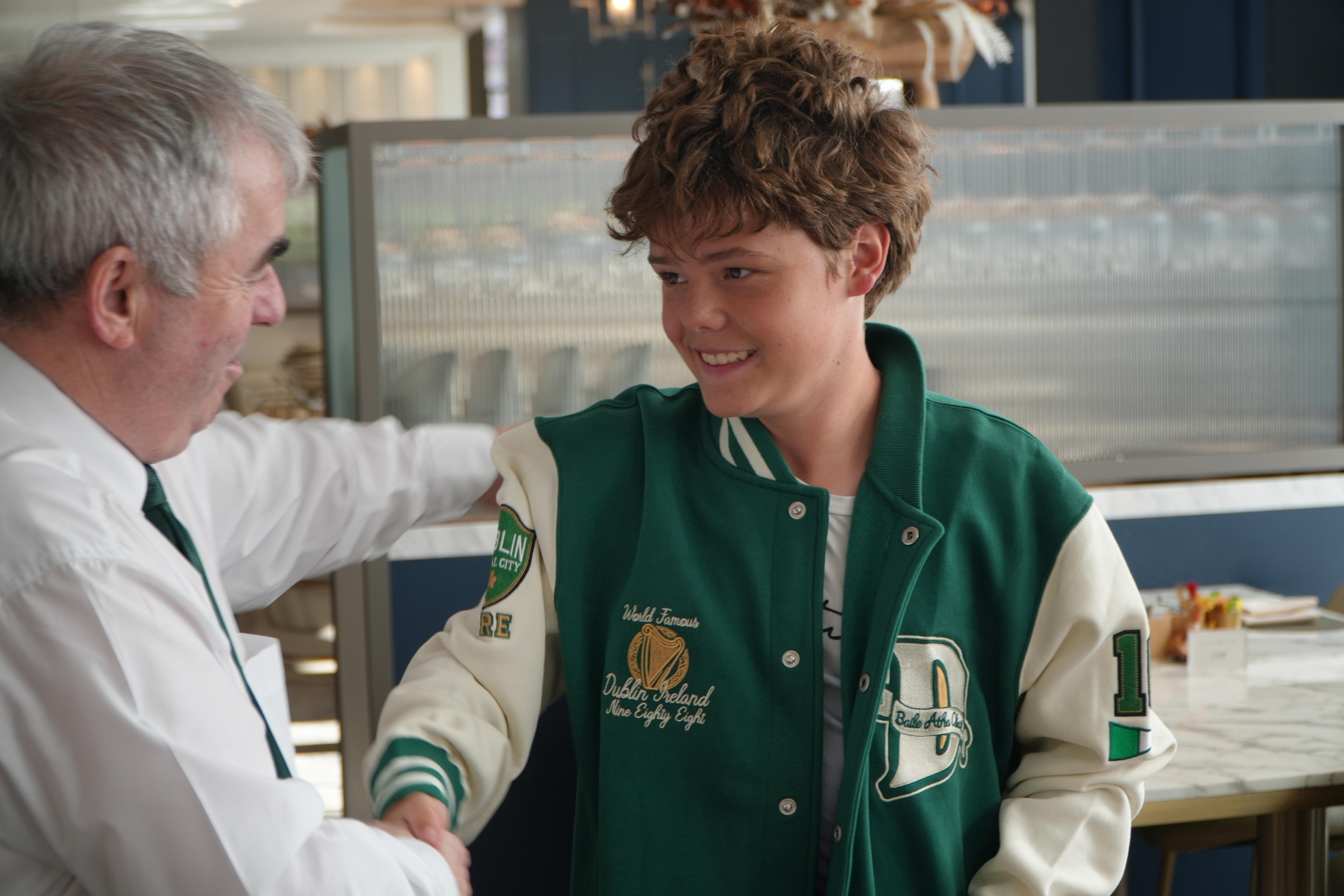 Swim rescue hero Austin Appelbee honoured by Irish president