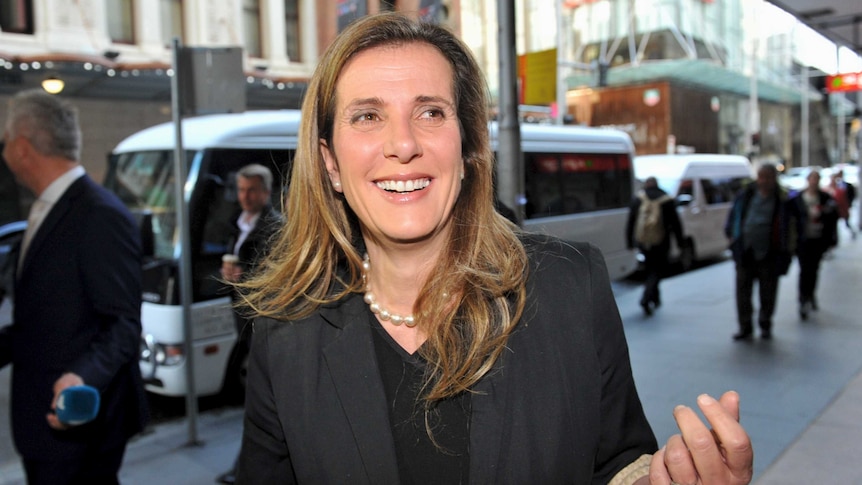 HSU whistleblower Kathy Jackson arrives at the Trade Unions Royal Commission in Sydney.