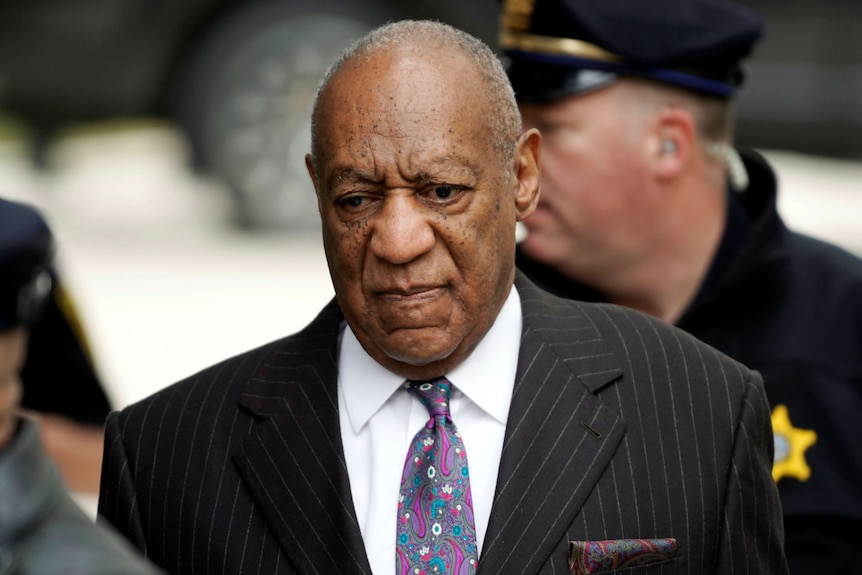 Actor and comedian Bill Cosby arrives for the first day of his sexual assault retrial