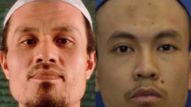 Headshots of the two men side by side.