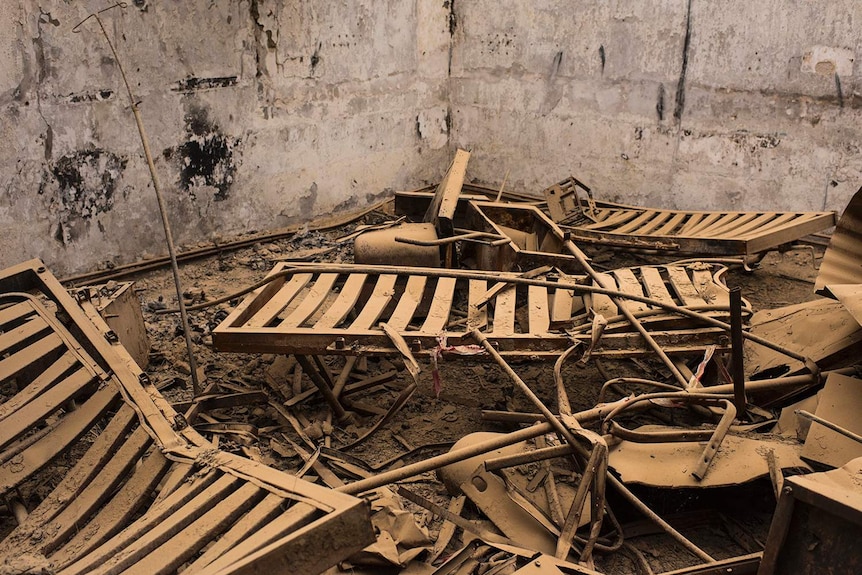 The dusty remains of a Kunduz hospital.