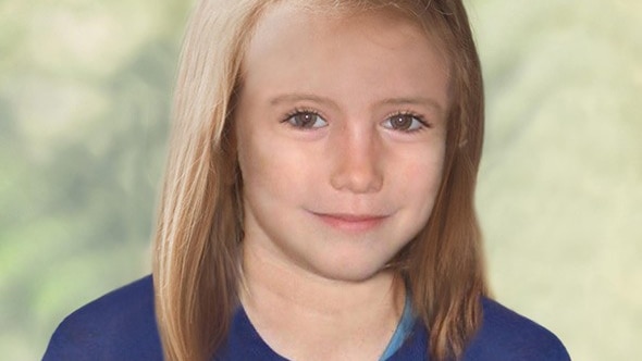 Search back on: an age progressed image of Madeleine McCann as she might appear today.