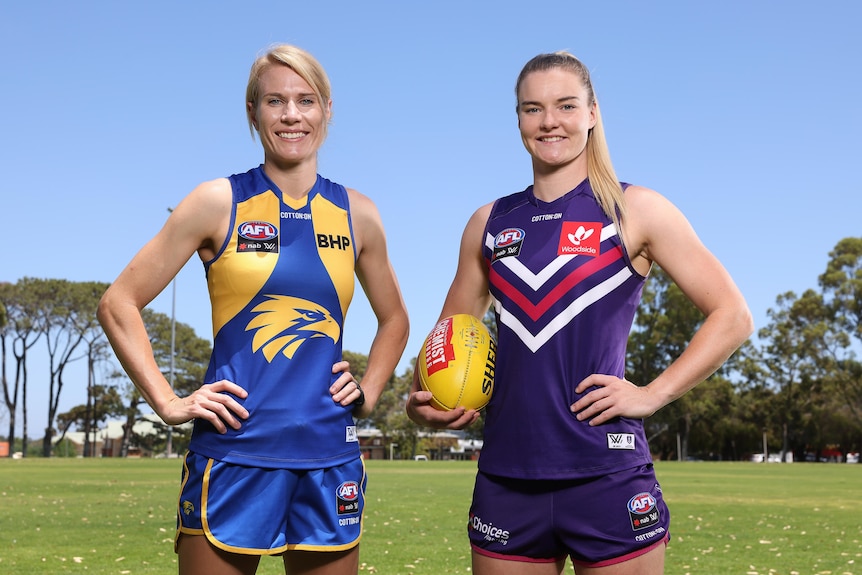 Fremantle West Coast AFLW captains' day