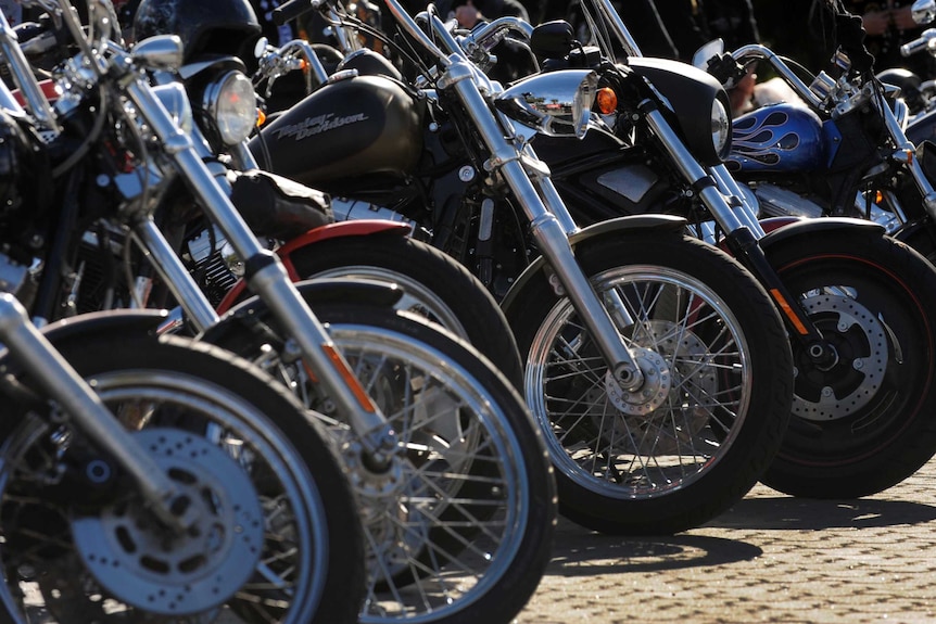 Members of outlaw bikie gangs gather in Sydney, 2009