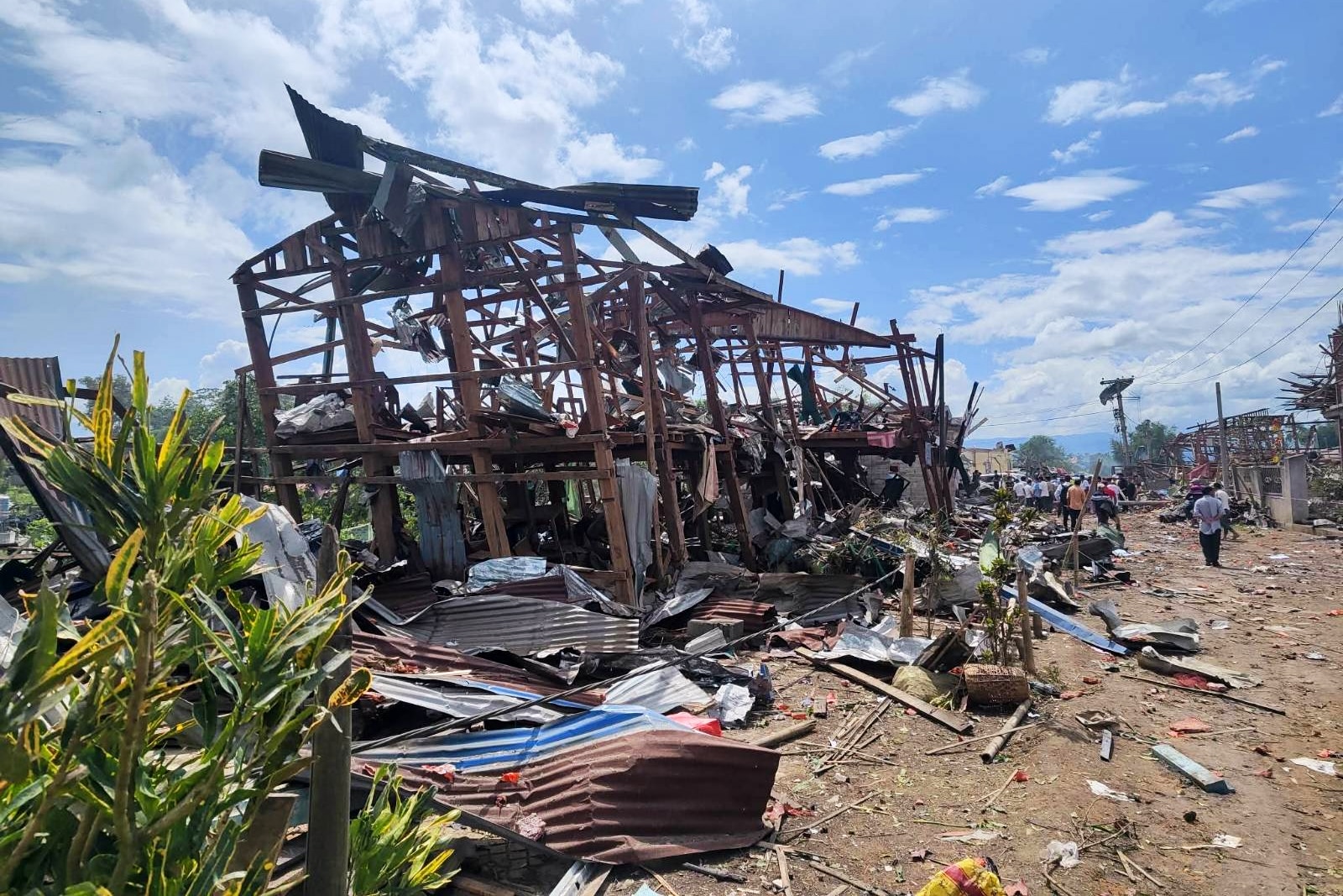Dozens killed by blast in rebel-held Myanmar village