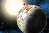 Arist's conception of planet Kepler 10c