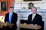 British Prime Minister Gordon Brown and Prime Minister Kevin Rudd