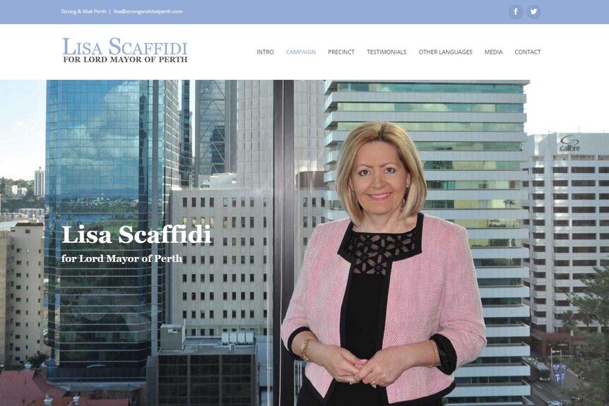 Lisa Scaffidi campaign website
