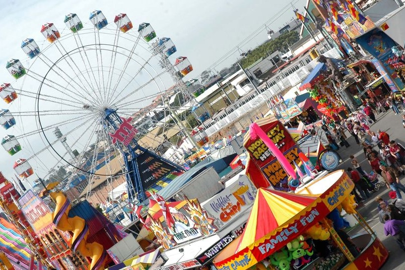 Sideshow alley at the Ekka